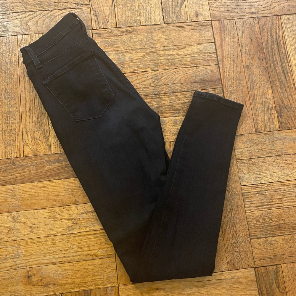 J Brand High-Rise Black Skinny Jeans